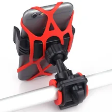 Bike Bicycle Motorcycle Handlebar Mount Holder Phone Holder With Silicone Support Band For Iphone Samsung XIAOMI GPS Universal
