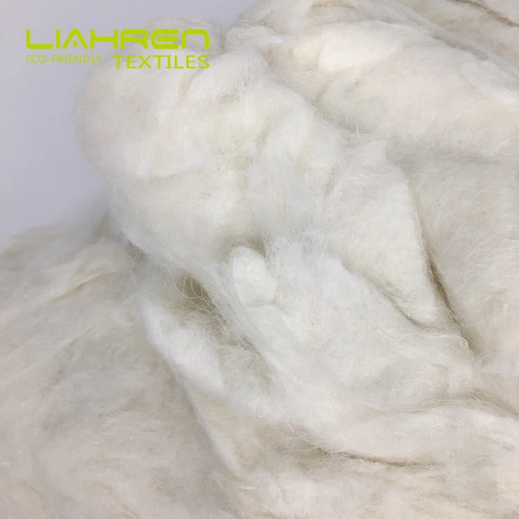 
Bag 100% Hemp Bleached White 38mm Fiber for Spinning Blending Dyeing Strong Durable from CN;BEI 2600NM 