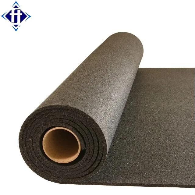 Cheap Durable 6mm Rubber Gym Flooring Rolls