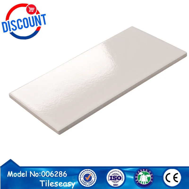 FINA standard 244*119 mm size white swimming pool tile