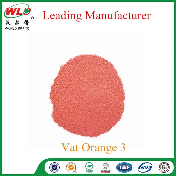 Vat Brilliant Orange RK C.I Vat Orange 3 manufacture orange powder vat dye
