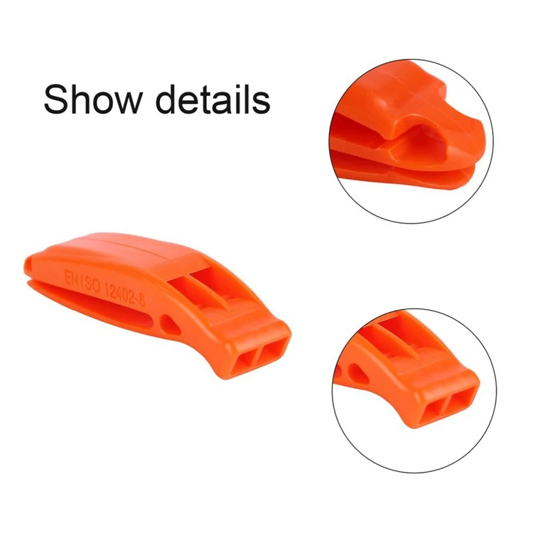 Wholesale Plastic Clip Whistle Outdoor Camping Emergency Survival Whistle