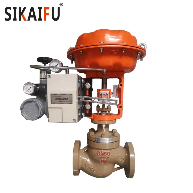 Practical Pneumatic Actuator Single Seat Control Diaphragm Valve