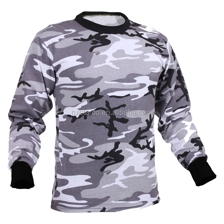 Cotton Camouflage underwear long sleeve