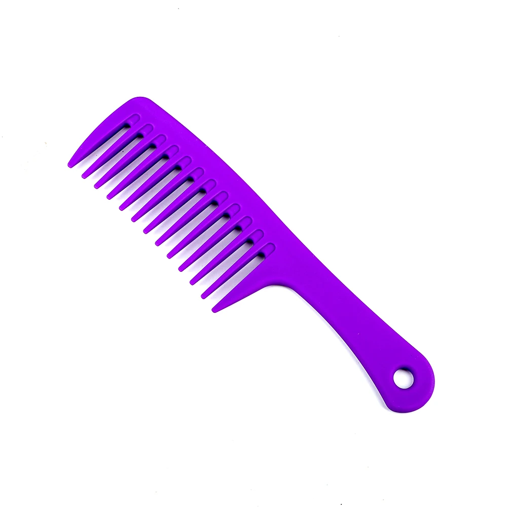 Factory Wholesale Wide Tooth Plastic Big Hair Detangling comb