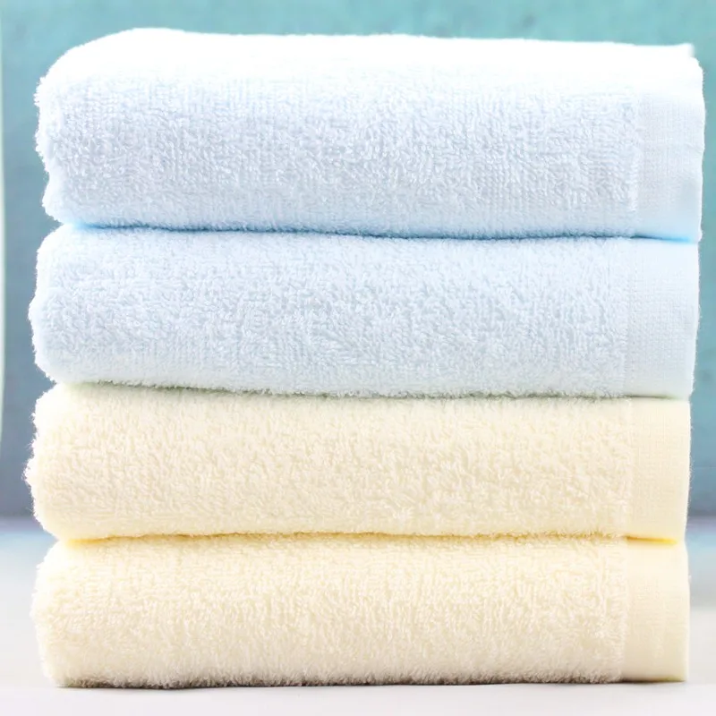 Graceful Super Value Bright Color Standard Size Customer Plain Hand Towel