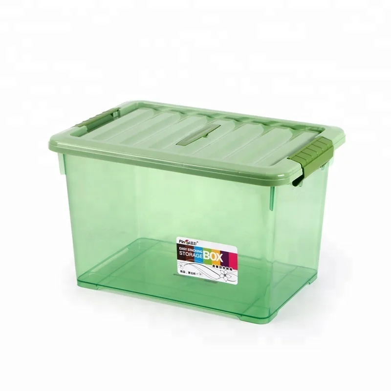 household products 20225L/9L stackable organizer clear plastic  toy organizers and storage