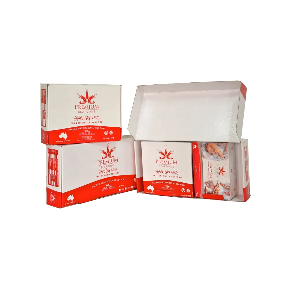 Scampi paper Cold chain transportation box Customized Custom Logo