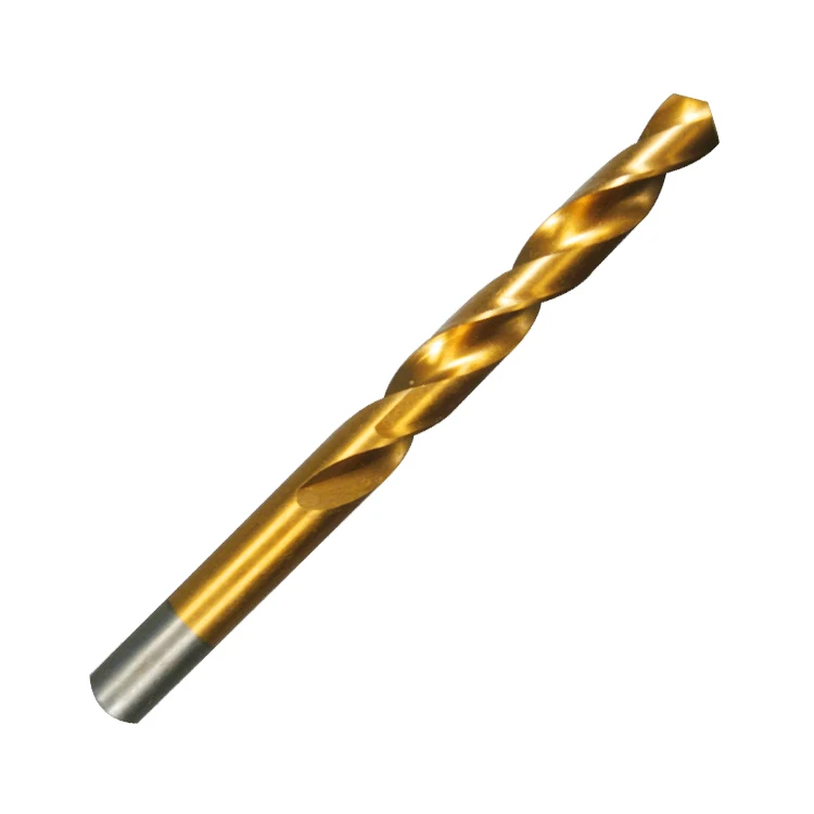 DIN338 Jobber Length  HSS Fully Ground Titanium Drill Bit for Metal Brocas De Titaneo