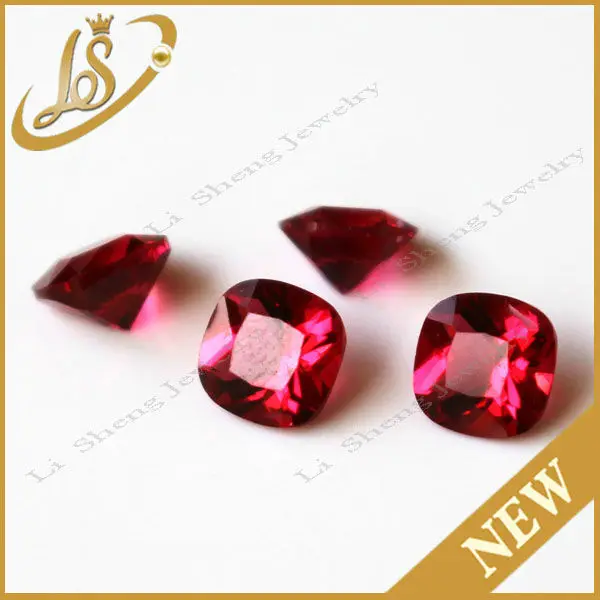 синтетические красный драгоценный камень больших камней стекла для ювелирных изделий