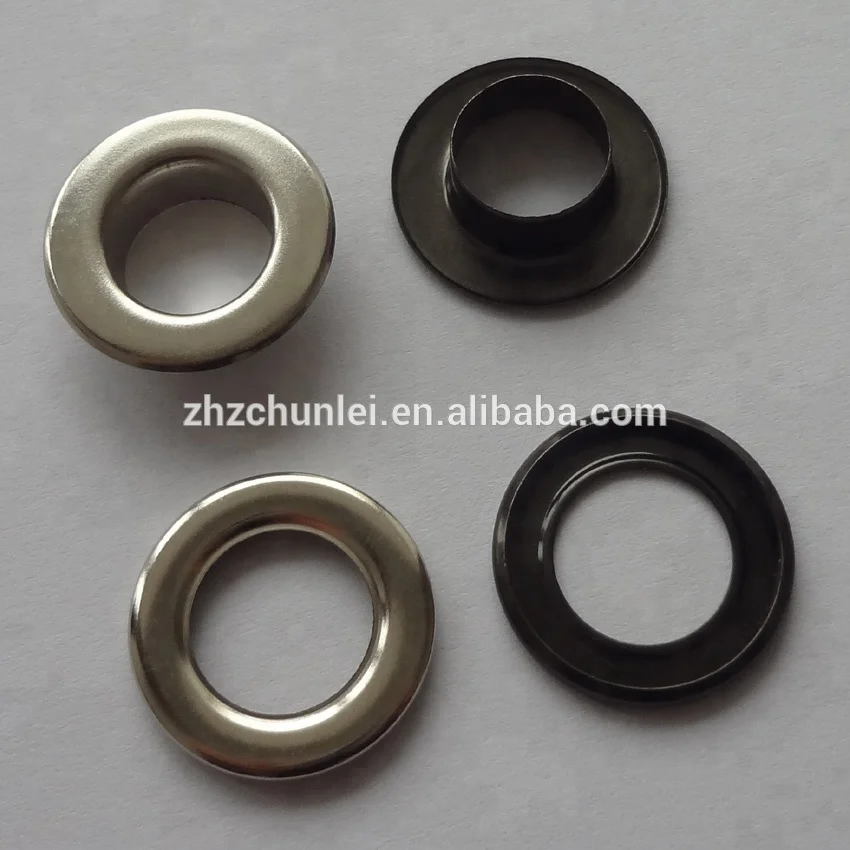 
Brass metal shoe eyelets and grommet for clothing 