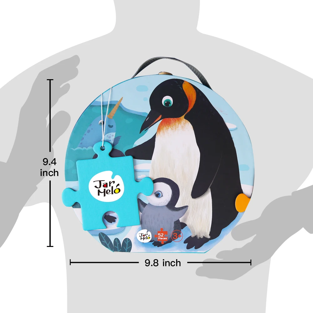 Jumbo Thematic Floor Puzzle Series Polar Animals Jigsaw Puzzle DIY Toy Educational Toy Cartoon Toy