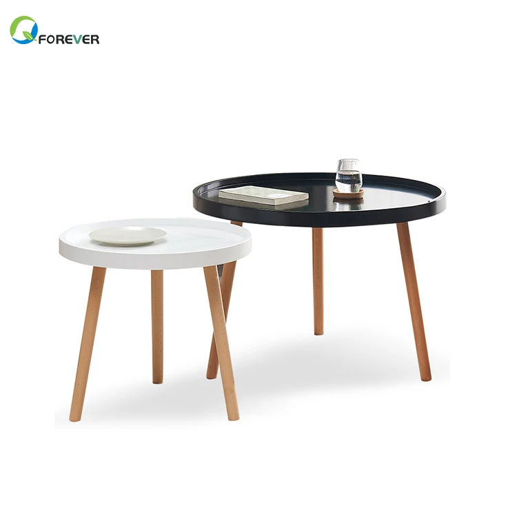 Nordic Small Round Table Mini Coffee Table Modern Minimalist Sofa Side Corner Several Balcony Bedside White Table