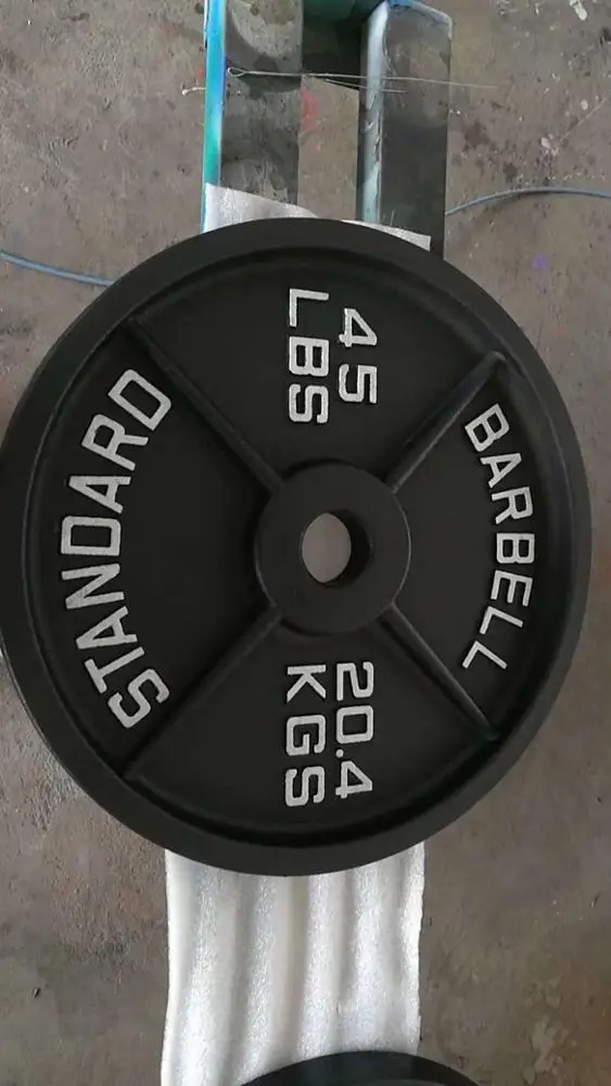 new products colorful gym cast iron weight plate