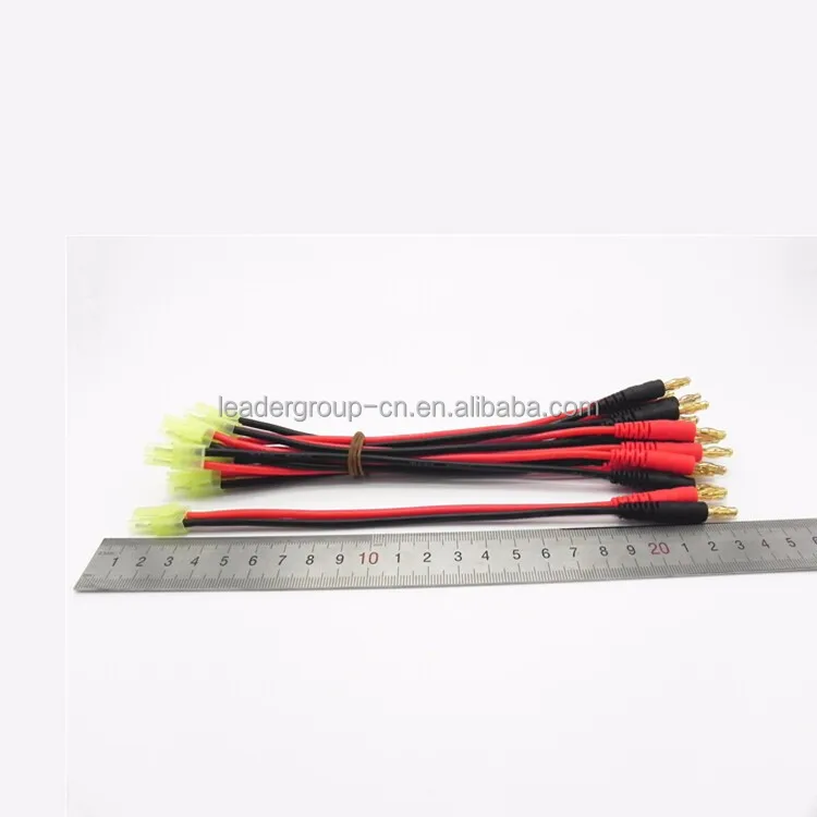 4mm banana plug connector to 4.0 Golden banana plug with cable