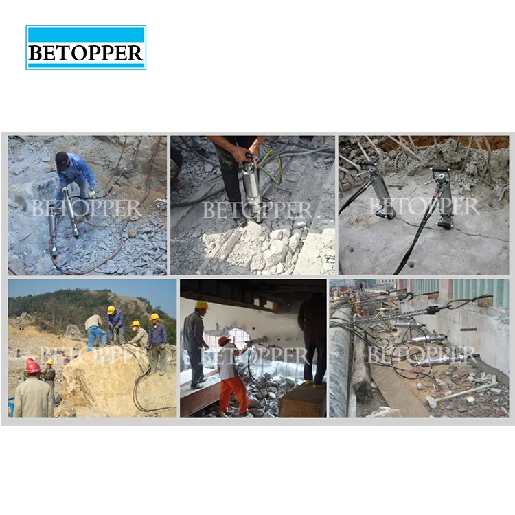 Быстрая скорость тип электричества гидравлический сплиттер рока для продажи