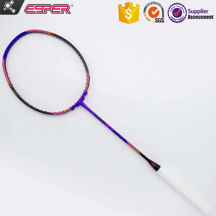 One77- original factory with highest modulus 55T woven graphite fiber OEM customized badminton racket