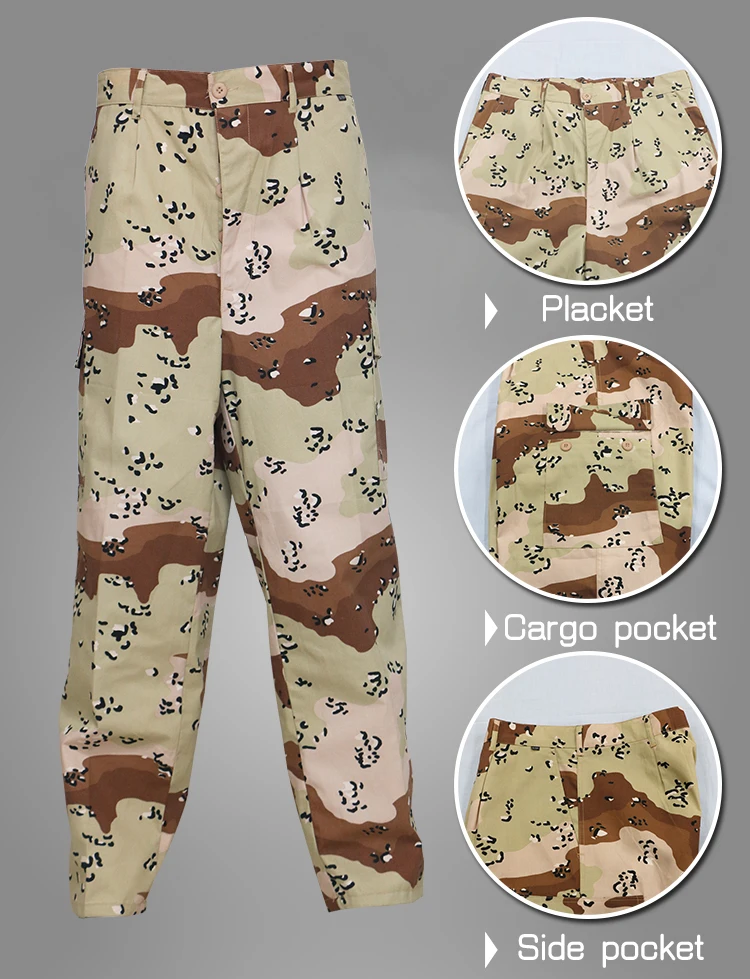 Security Guard Uniform Desert Camouflage Combat Uniform