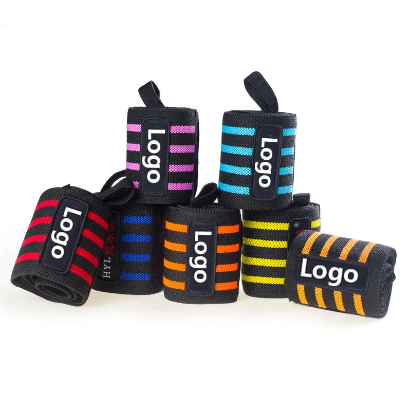 HYL-2633 Hot selling powerlifting wrist band weight lifting training wrist wraps