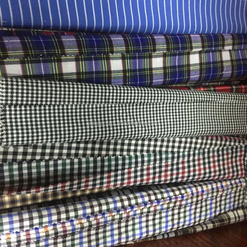 Cotton/TC/CVC Woven shirt fabric manufacturer in China