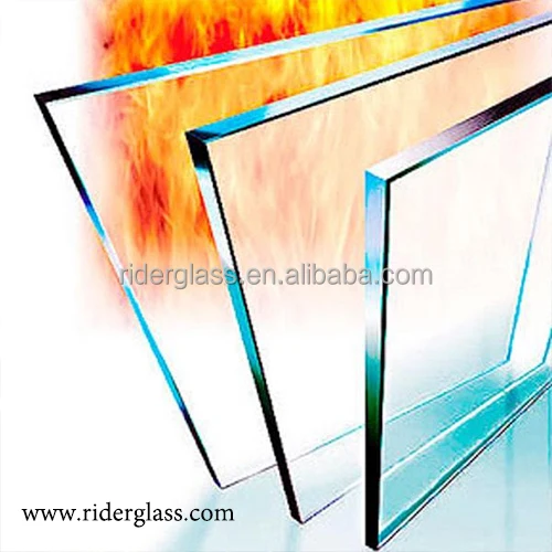 High quality Fire Resistant Rated Glass Tempered Anti Fire Protection Glass for Building