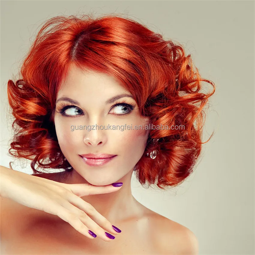 Permanent Hair Dye, Color Orange With Private Label