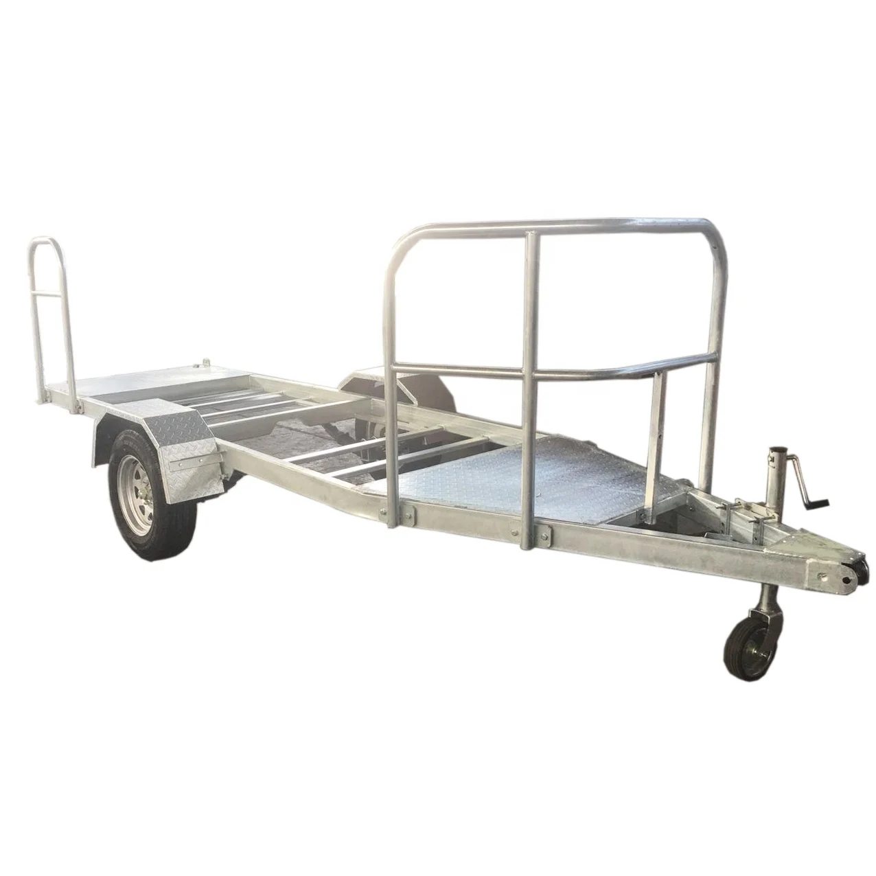 Customized Double Public Toilet Hot Dip Galvanized Trailer