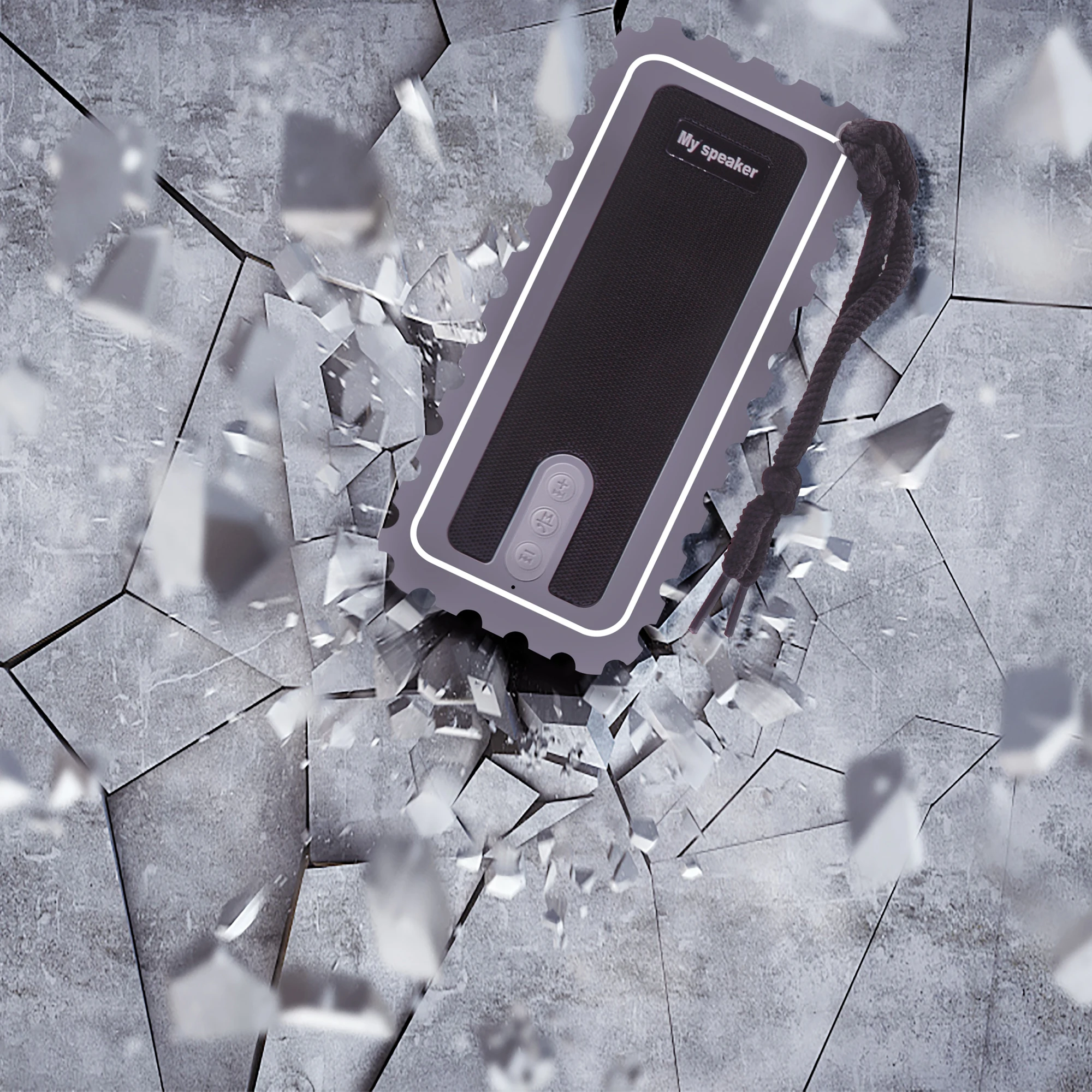 F015 новый дизайн IPX7 водонепроницаемый плавающий портативный наружный динамик bluetooth производитель с противоударным 15 м из