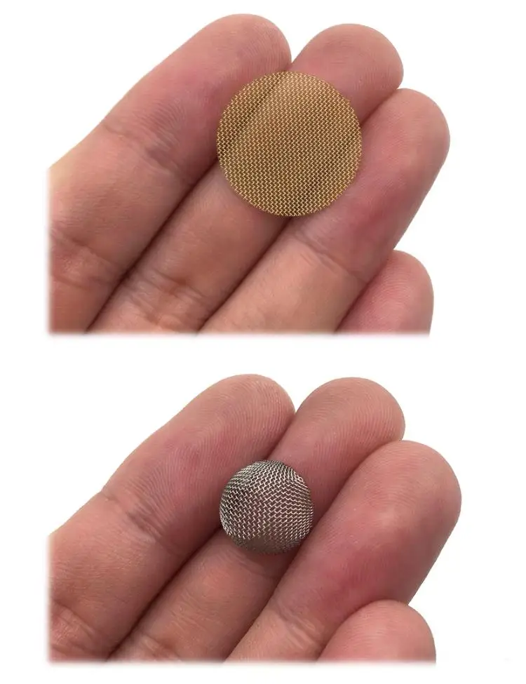 
3/4 Brass screen pipe filter hookah smoking pipes filter wire mesh 