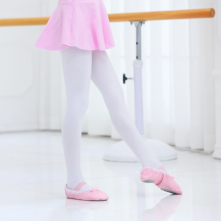 Ballet Polyester Dancing Tights Nylon Trampled Foot Reversible Pantyhose For Woman