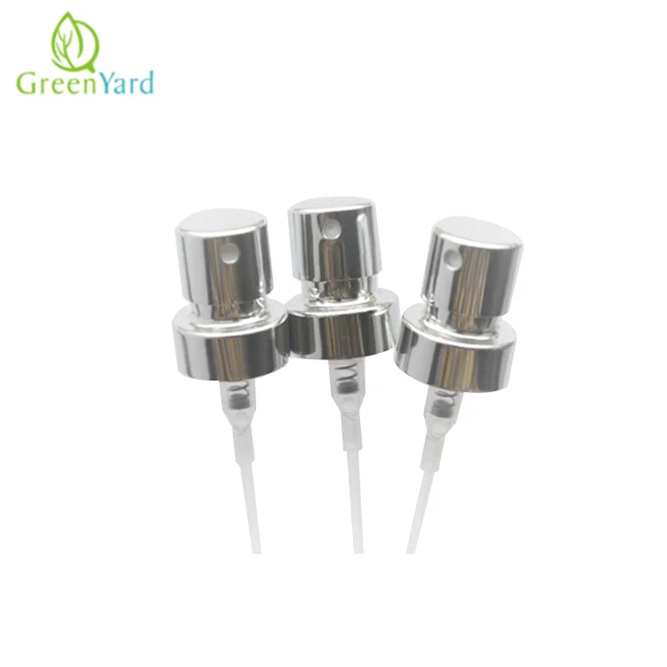 Aluminium Metal Black Crimp Perfume Spray Pump For Fragrance Bottle