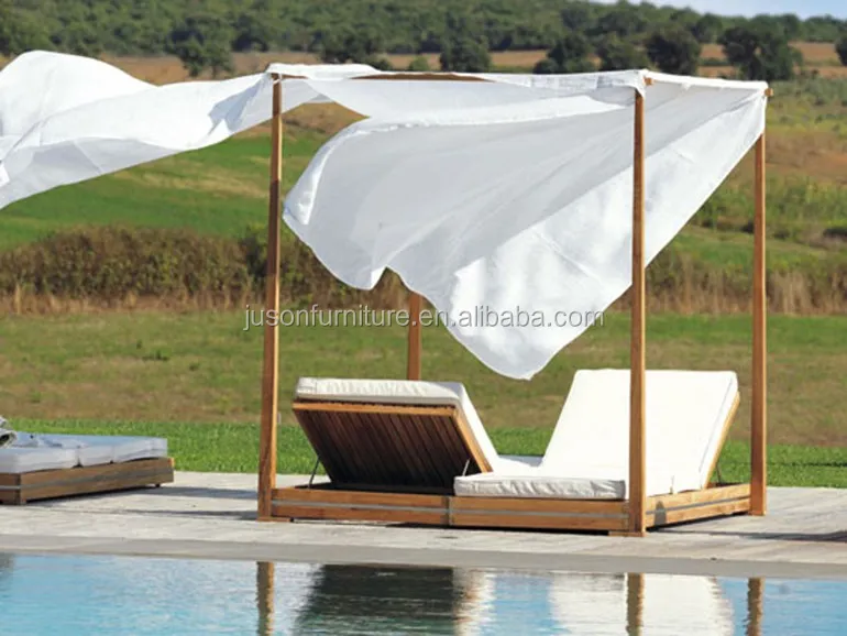 
High Quality Outdoor wicker rattan daybed 