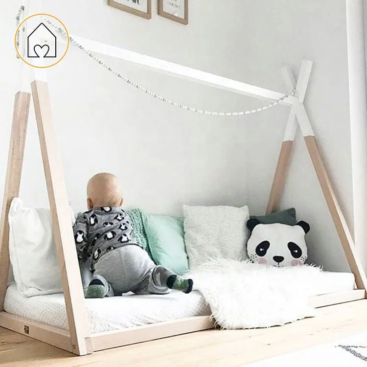 Baby room nursery single queen size children tipi teepee di floor bed for sale