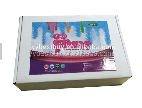 
New DIY slime science kid kits make your own glitter slime Borax free 