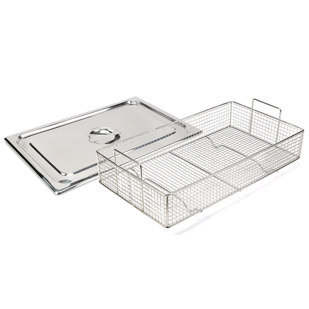 Машина для очистки с цифровым ЖК-дисплеем 22 л, 1080 Вт, ультразвуковой очиститель, бак для ванны с корзиной для очистки