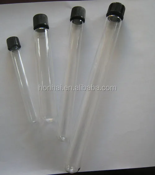 borosilicate threaded culture tube with phenolic cap