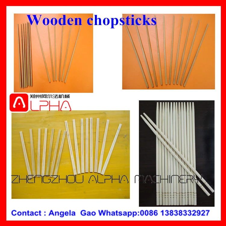 wooden chopsticks production line/machinery for making chopsticks