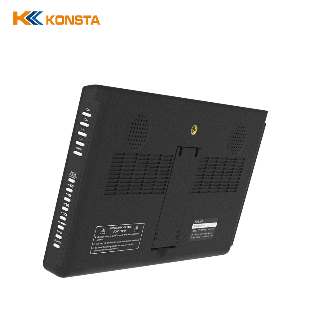 USB TF card slot 10 inch small 1080P mkv mov movie player Japan digital television isdb tv