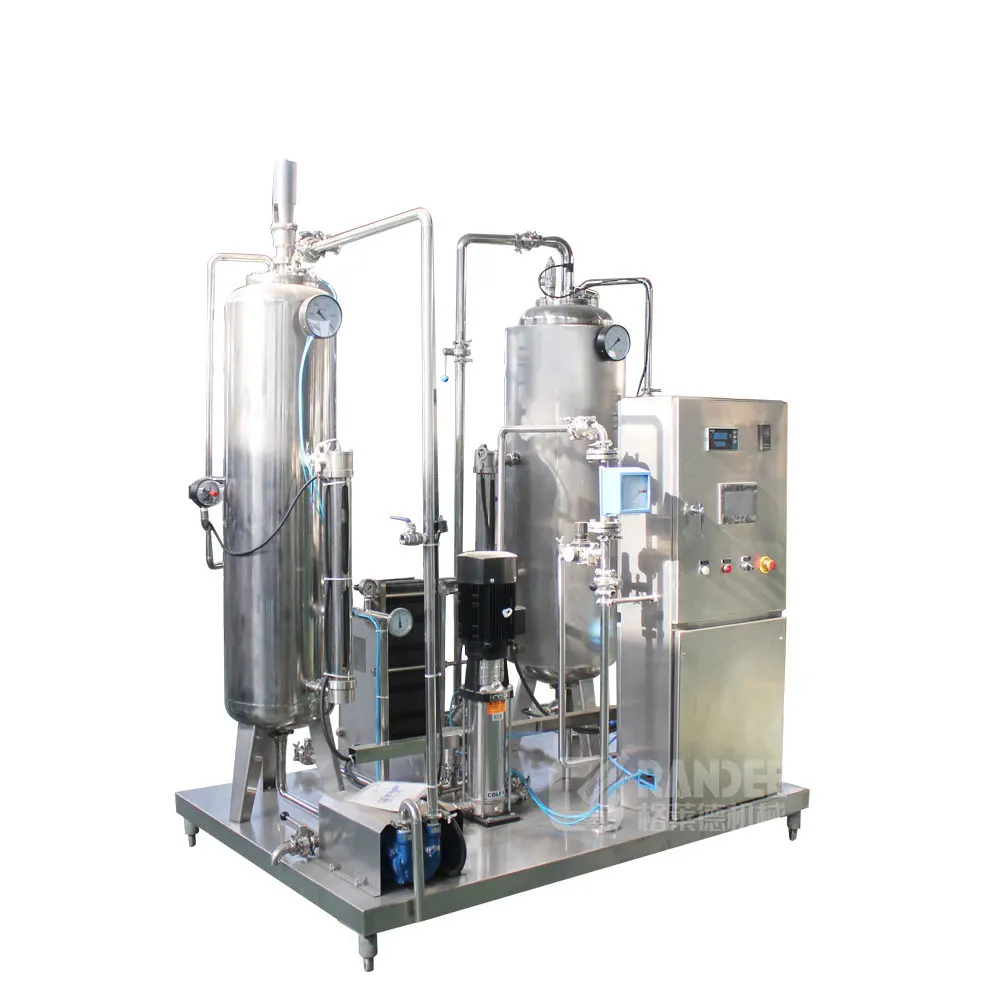 1000liter to 1500liter/hr Soda Water Mixing and Making Machine / Mixer machine carbonated drink beverage co2 mixer