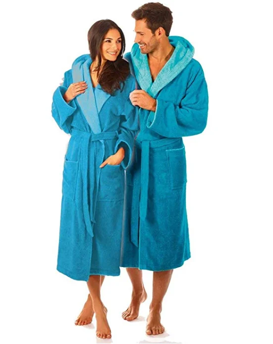 
2019 The Best Women Man Bath Robe Pattern With Hood Hot Sale 