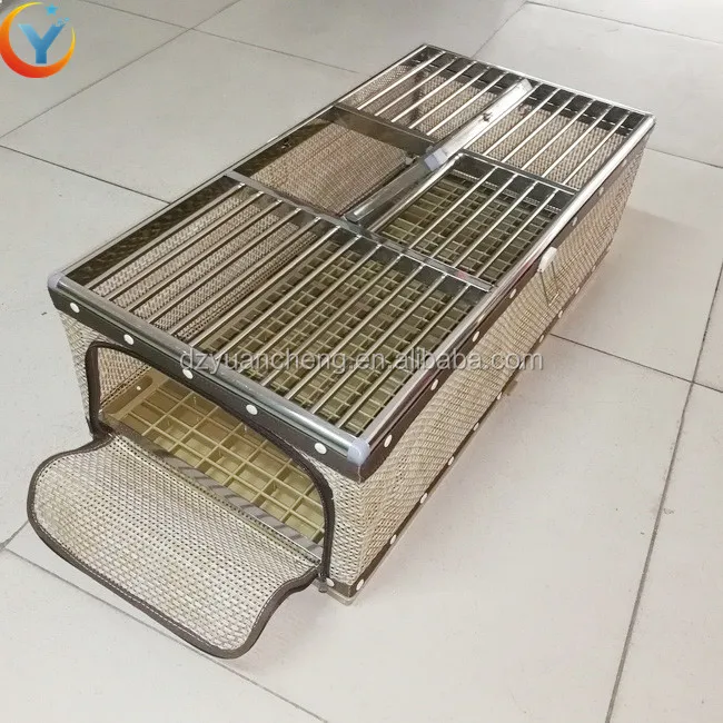 cheaper price Foldable bird transportation pigeon cage stainless steel