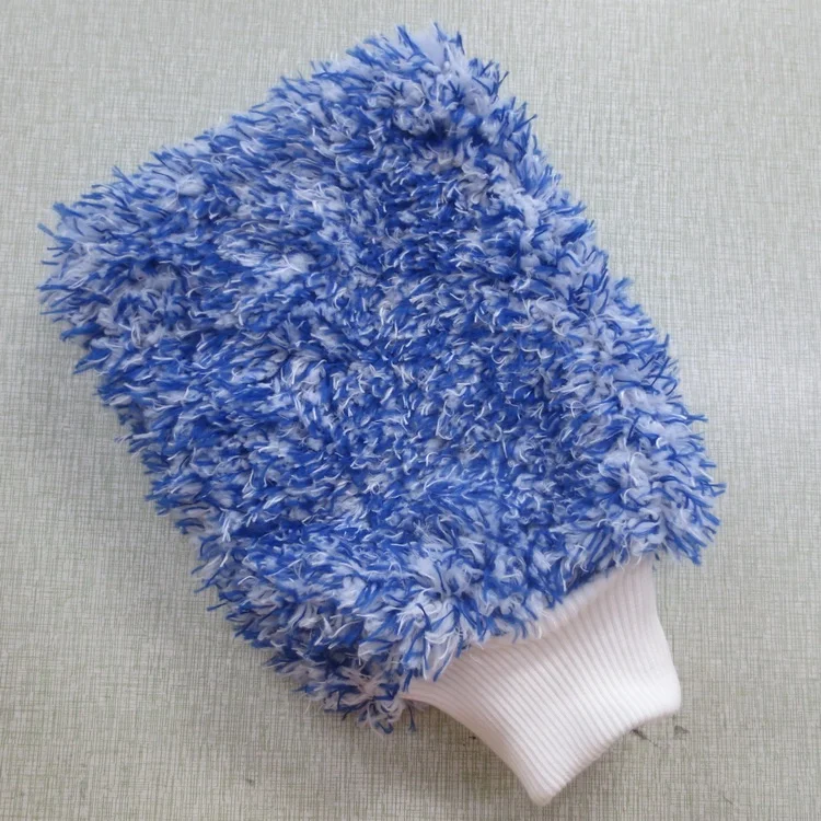 
Microfiber car wash mitt, plush glove, car dusting glove 