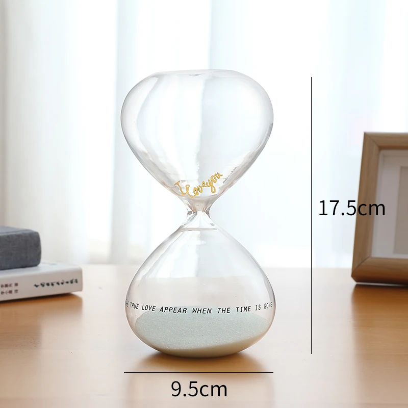 
wholesale 30s colorful hourglass ,high quality gift sand timer,christmas lover gift large sand art glass for timing 