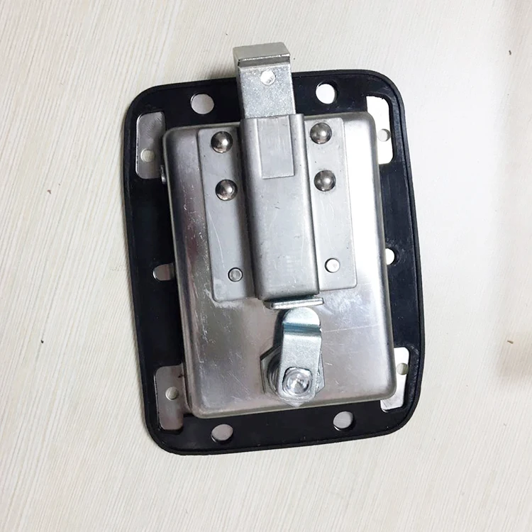 Heavy Duty Truck Door Lock 304 Stainless Steel Tool Box Paddle Lock Latch RV Trailer Door Lock Key Handle