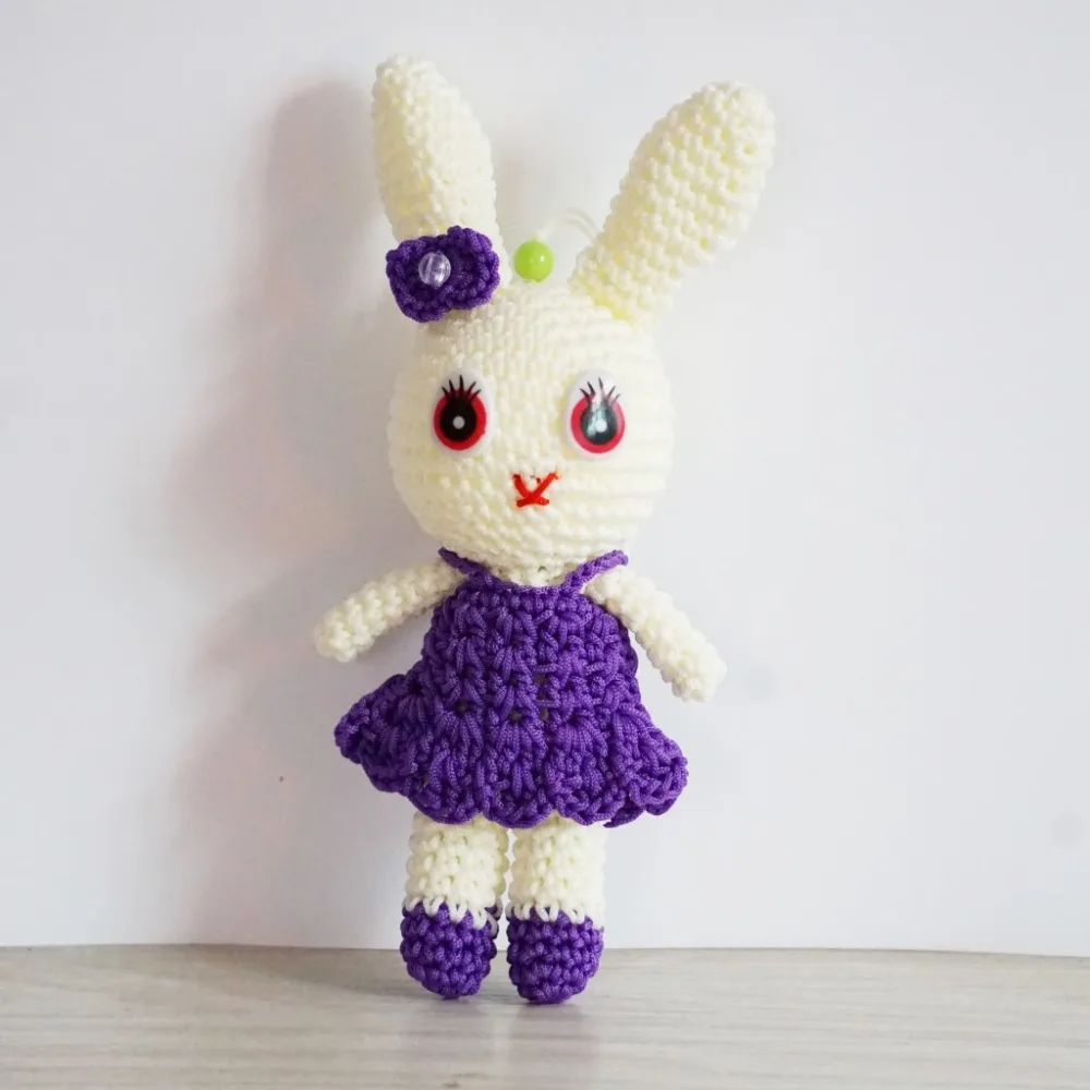 Best selling Crochet small plush super cheap toys rabbit plush toy