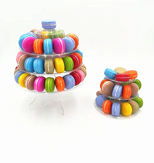 
1 2 3 4 5 6 tier macarons cakes plastic tower for party wedding 