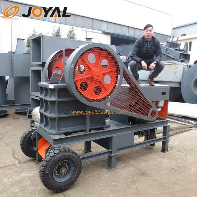 Joyal Hot Sale Unique Design Portable crusher machine small Mobile Stone Diesel Engine Jaw Crusher