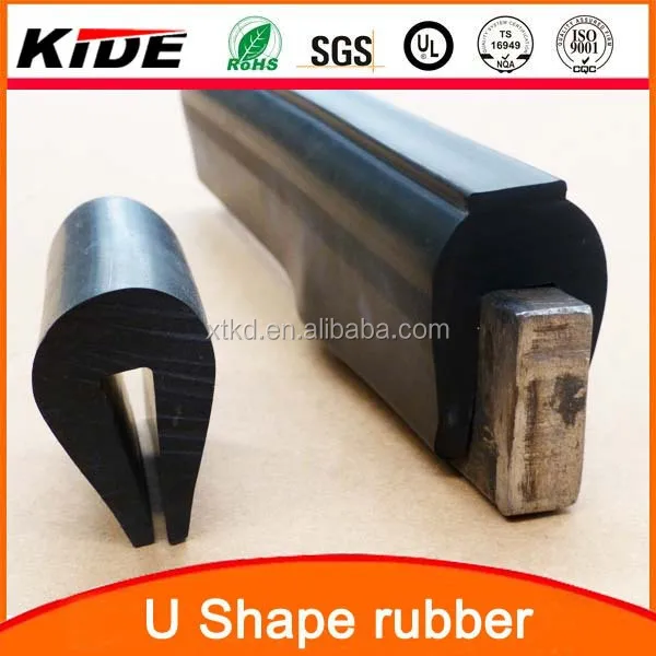 Rubber U channel profile seal strip u shaped rubber seal