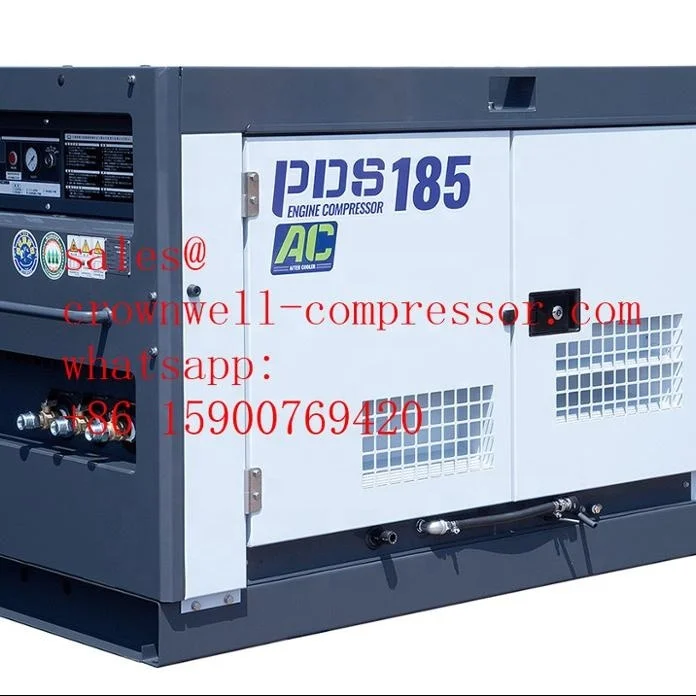 PDS185S-5C5 AIRMAN портативный винтовой компрессор двигатель YANMAR