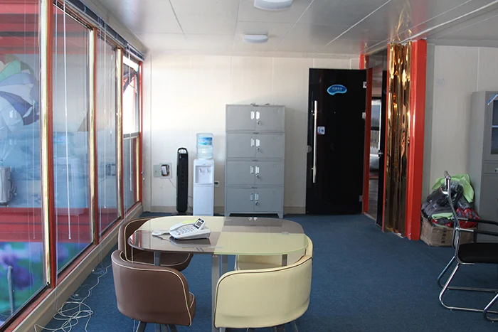 Floding prefab house commercial container high quality light steel structure container house